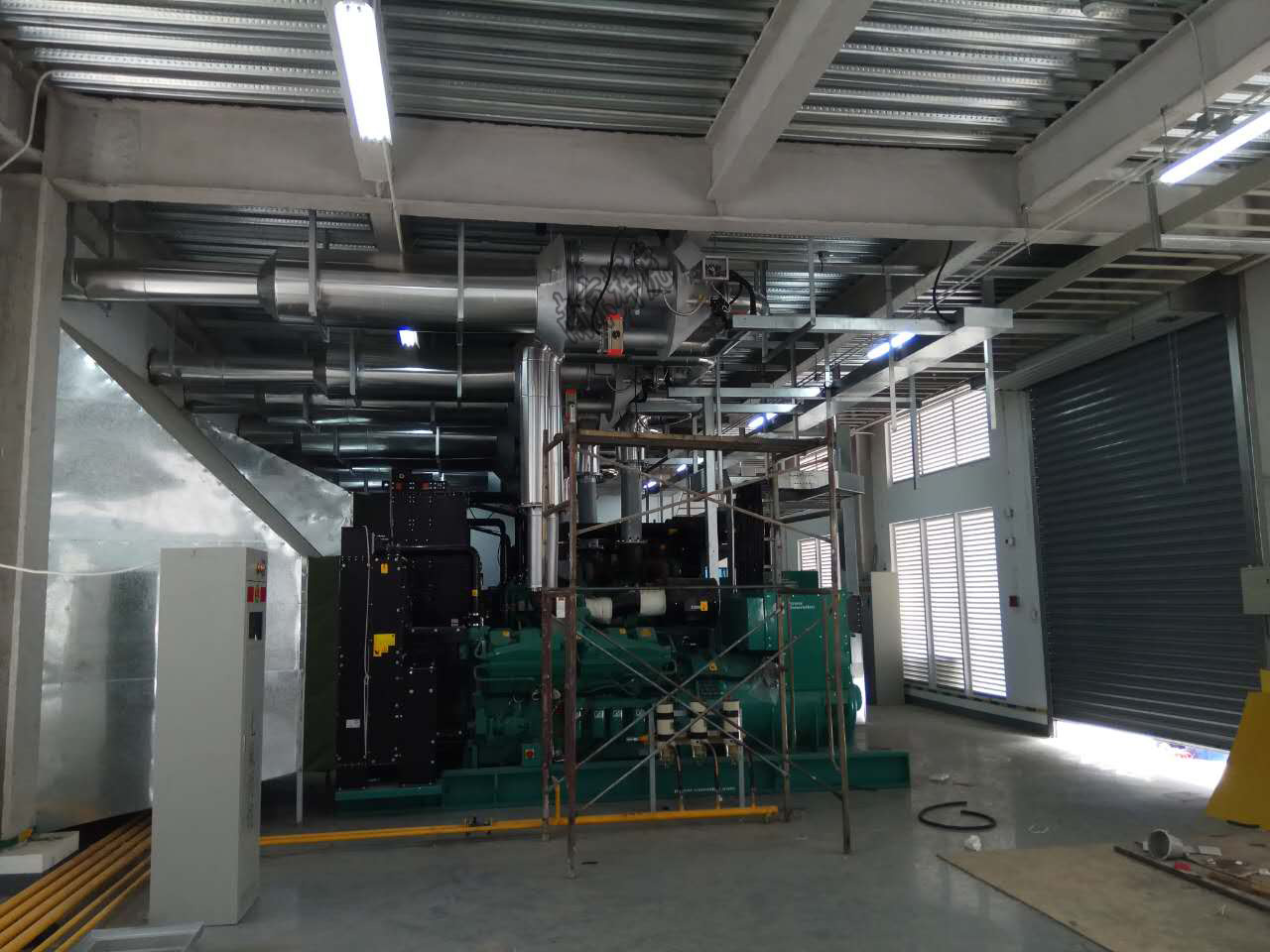  馬鞍山某電子公司電機(jī)組尾氣治理